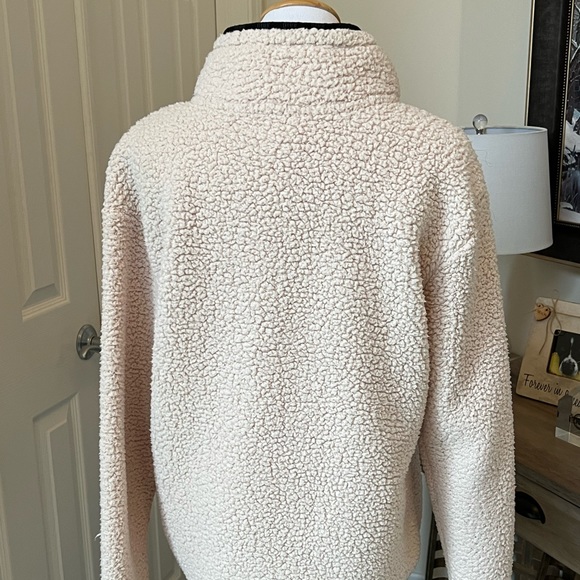 ❤️PINK Victoria’s Secret❤️ Sherpa Quarter Zip - Picture 7 of 11
